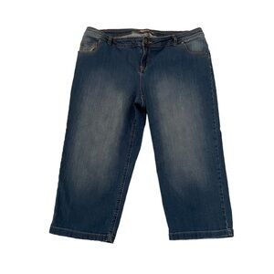 Reitmans Jeans Women’s Plus Size 14 Cropped Capri Jeans